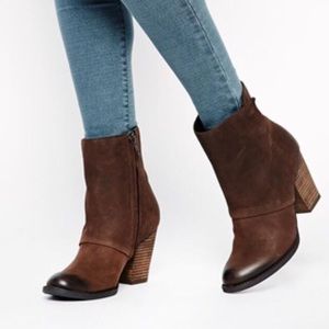 ALDO Izabel *Black* Leather Ankle Boots